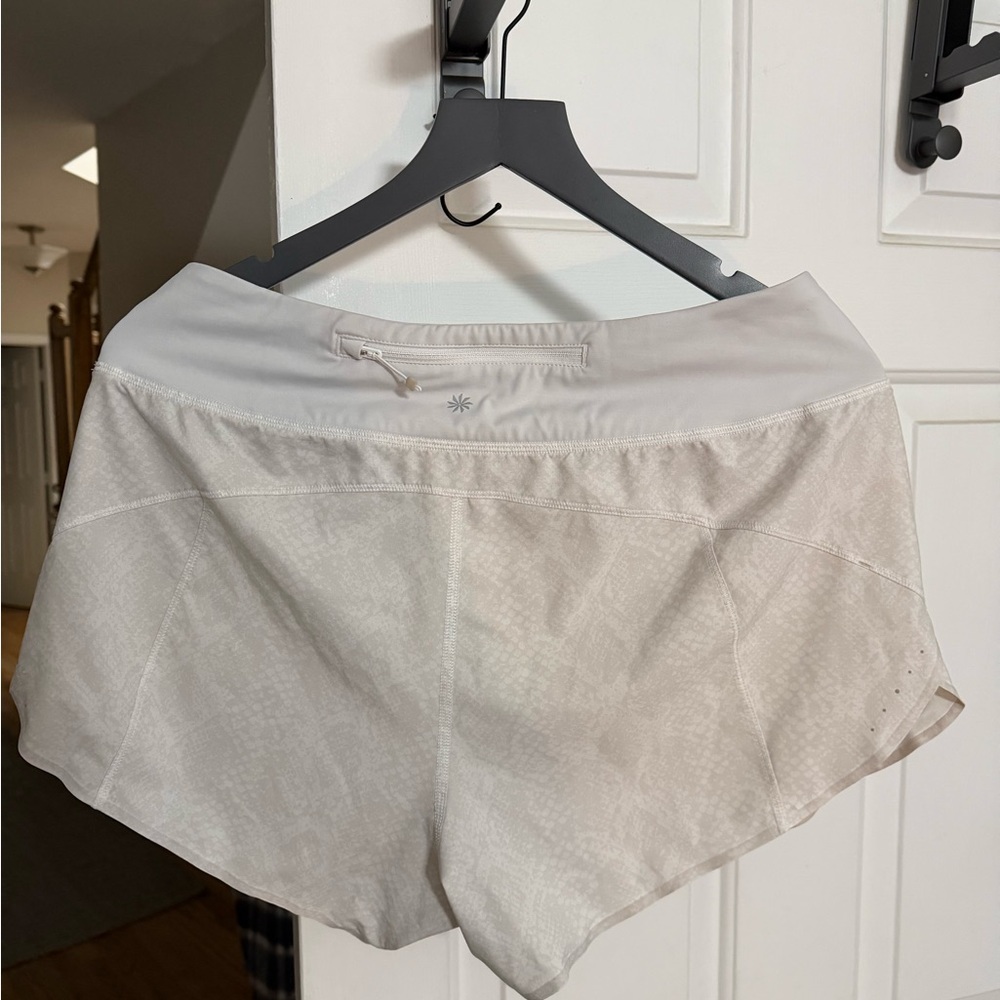 Athleta Women's Athletic Shorts in Light Gray